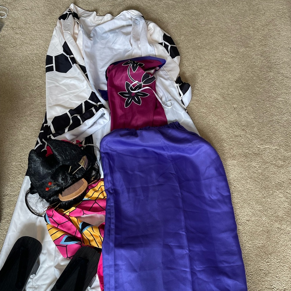 Demon slayer Daki Geisha kimono with wig
